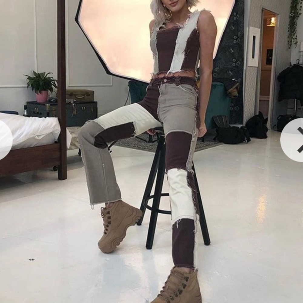 Patch pants